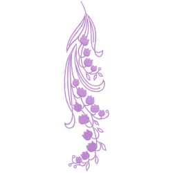 Flowers And Tree Embroidery Design 9